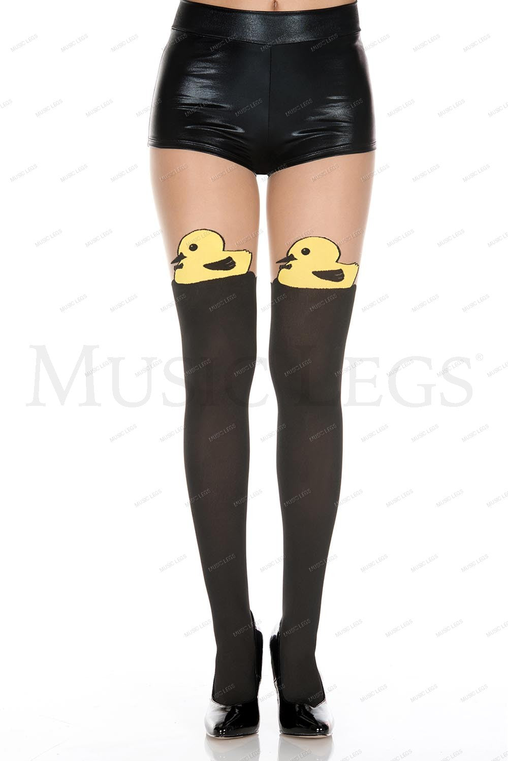 Duck print thigh hi look spand