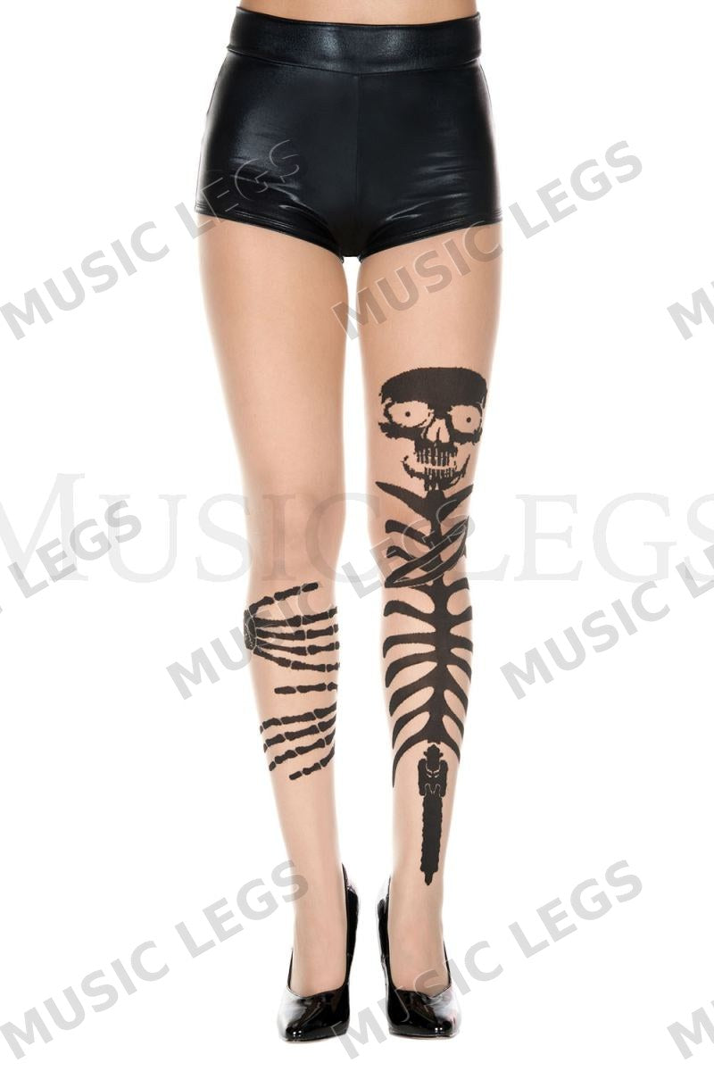 Skeleton grabbing leg look spa