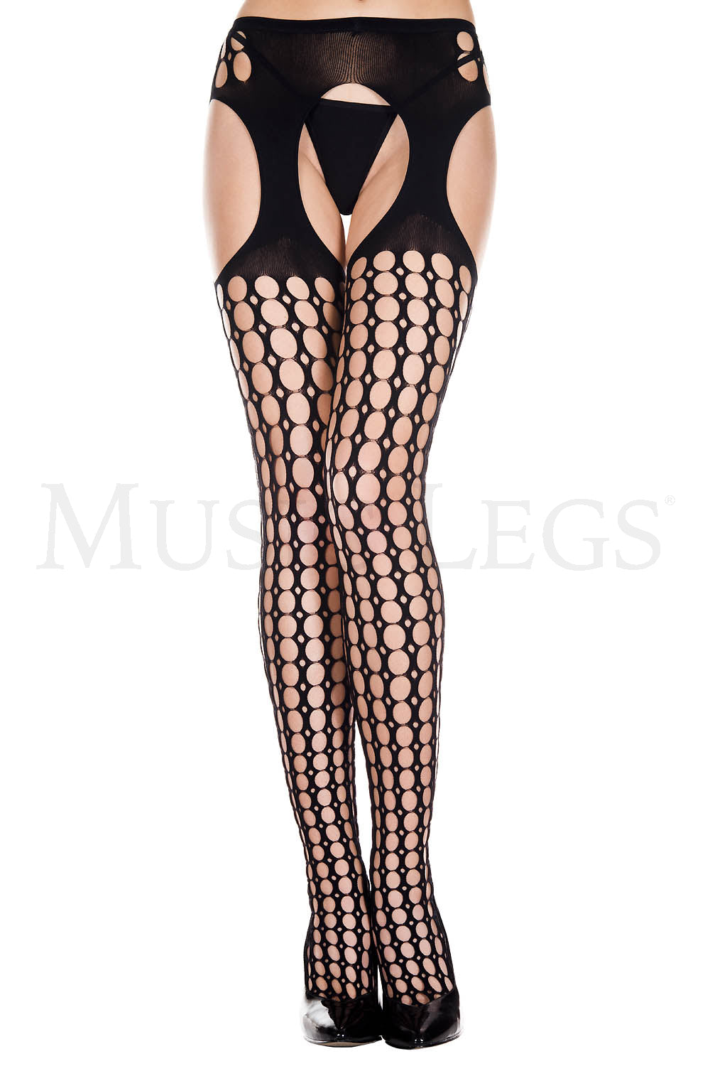 Round holes pattern suspender