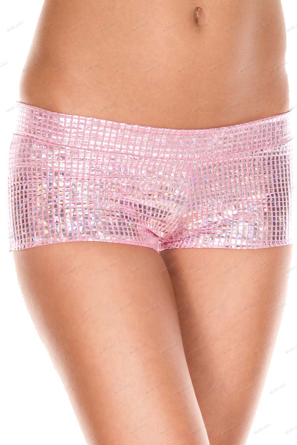 Metallic pink square pattern b