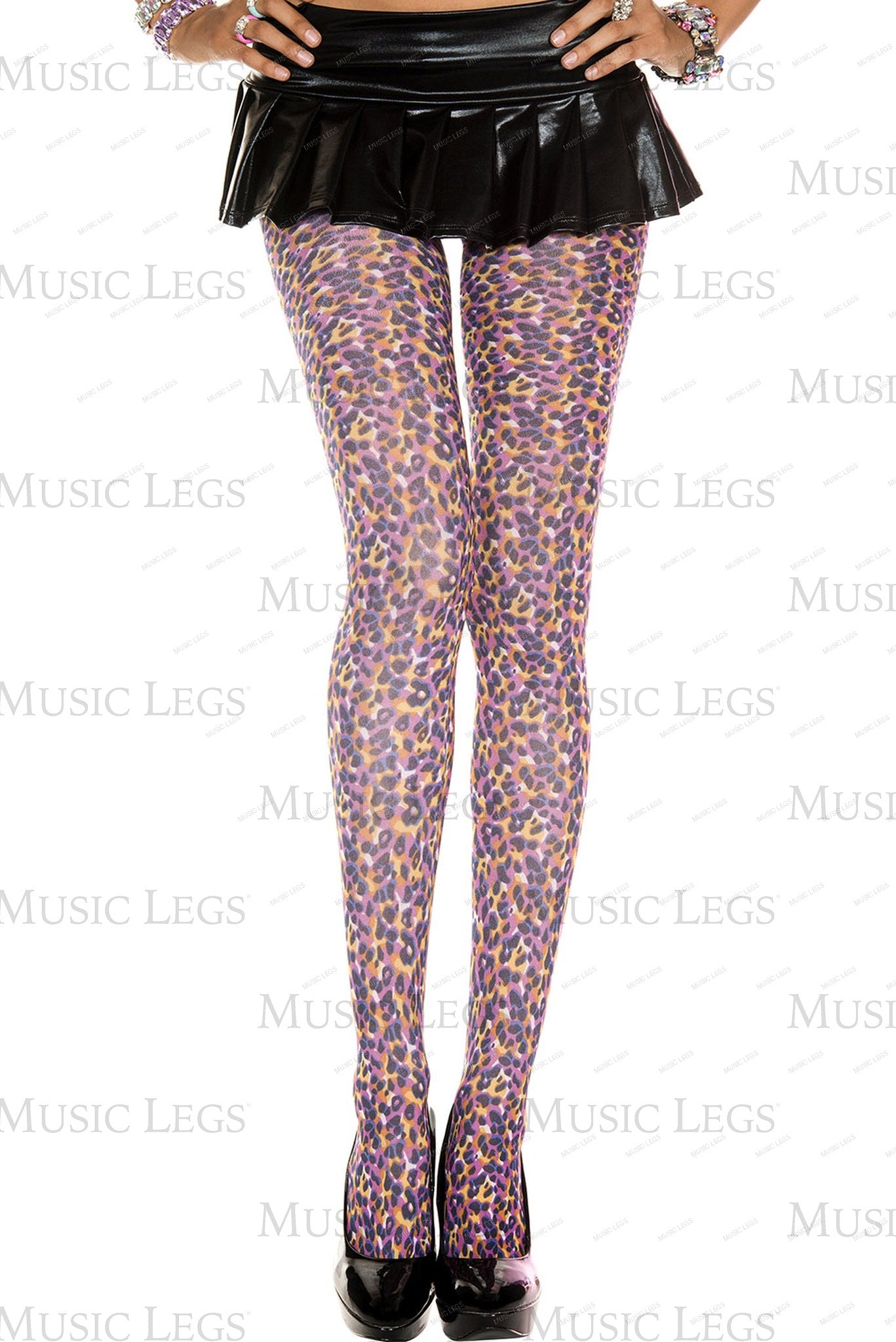Multicolor leopard print panty