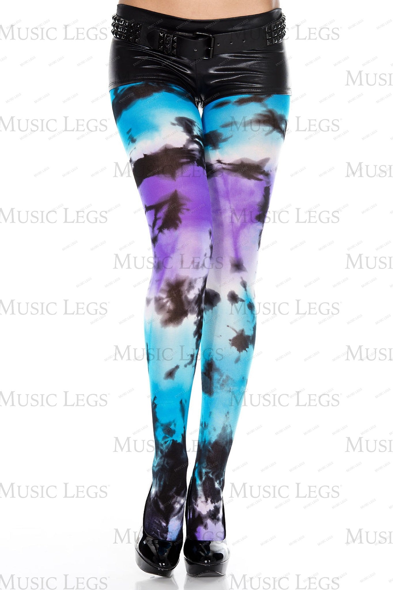 Tie dye pantyhose
