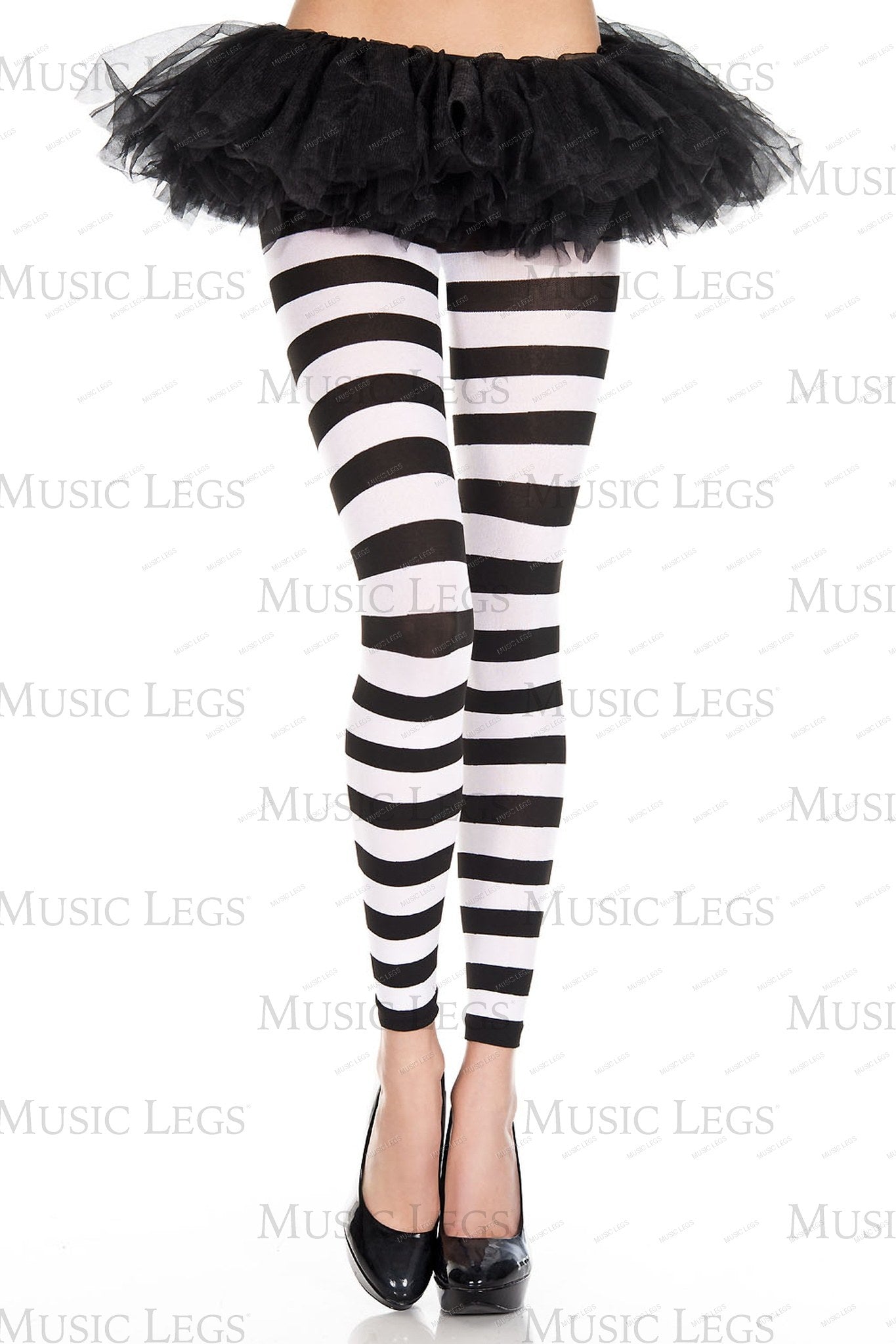 Striped leggings