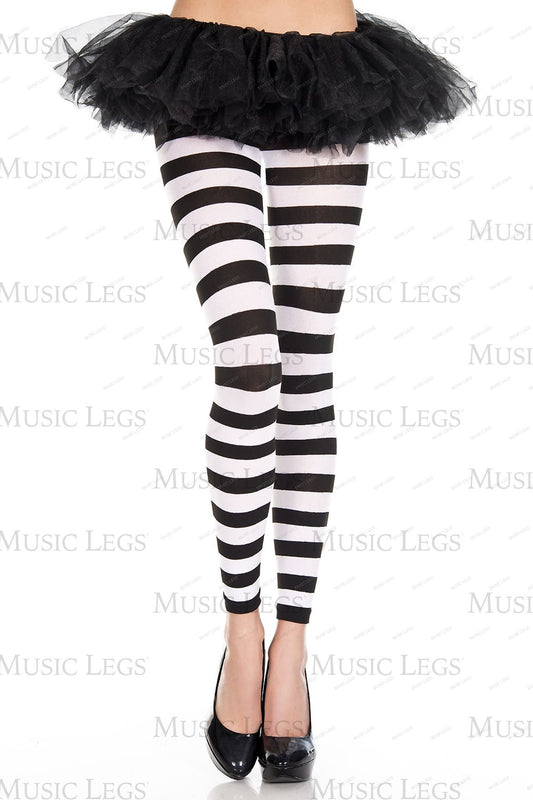 Striped leggings