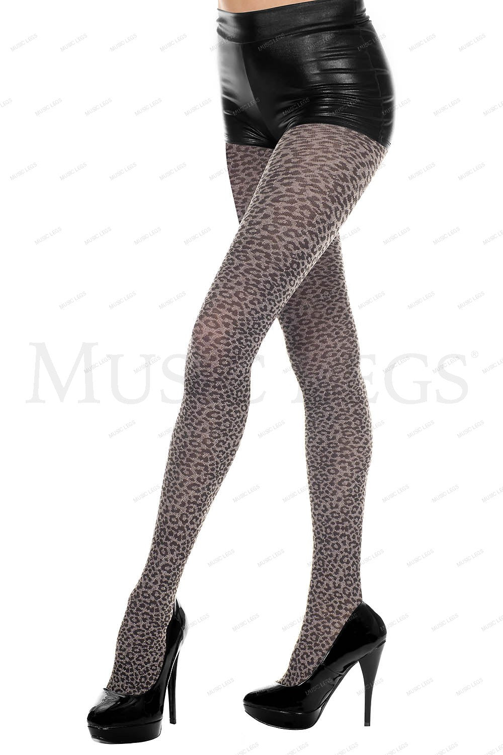 Leopard spandex tights