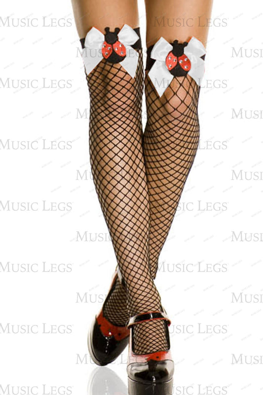 Opaque thigh hi with poker pri