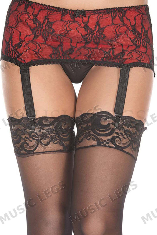 Spandex flower lace mini garte