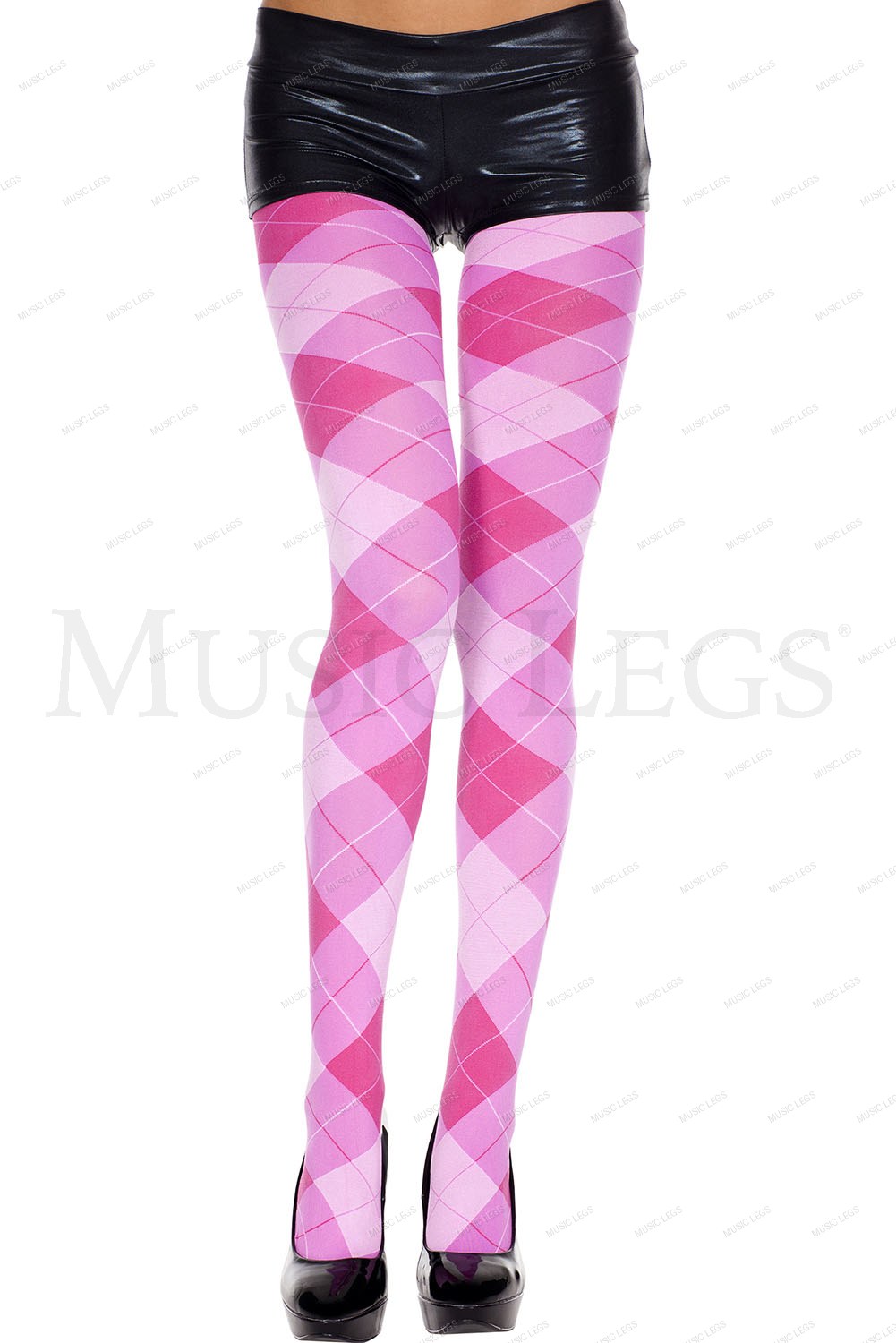 Big argyle spandex pantyhose