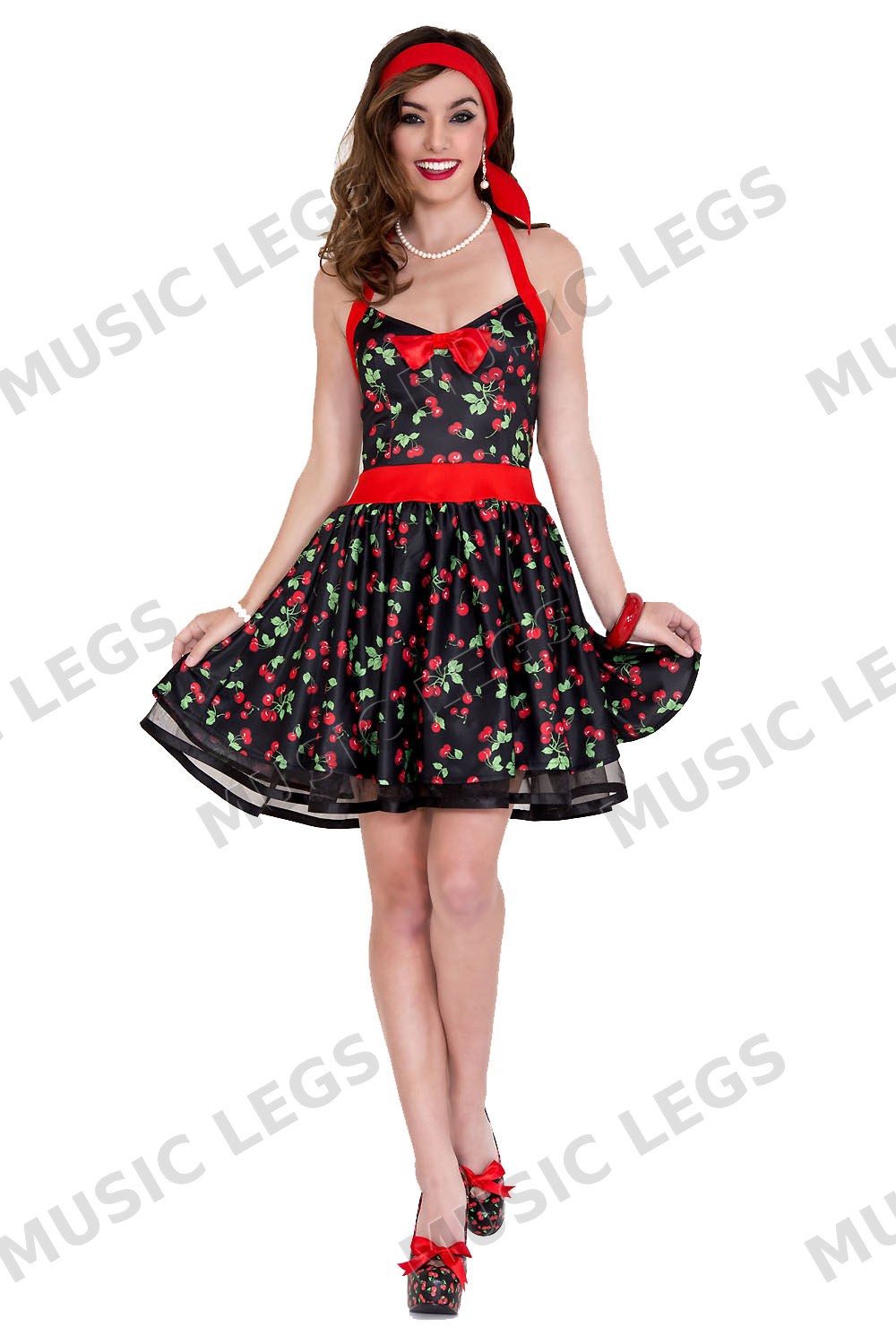 Retro Sexy Cherry (black/red)