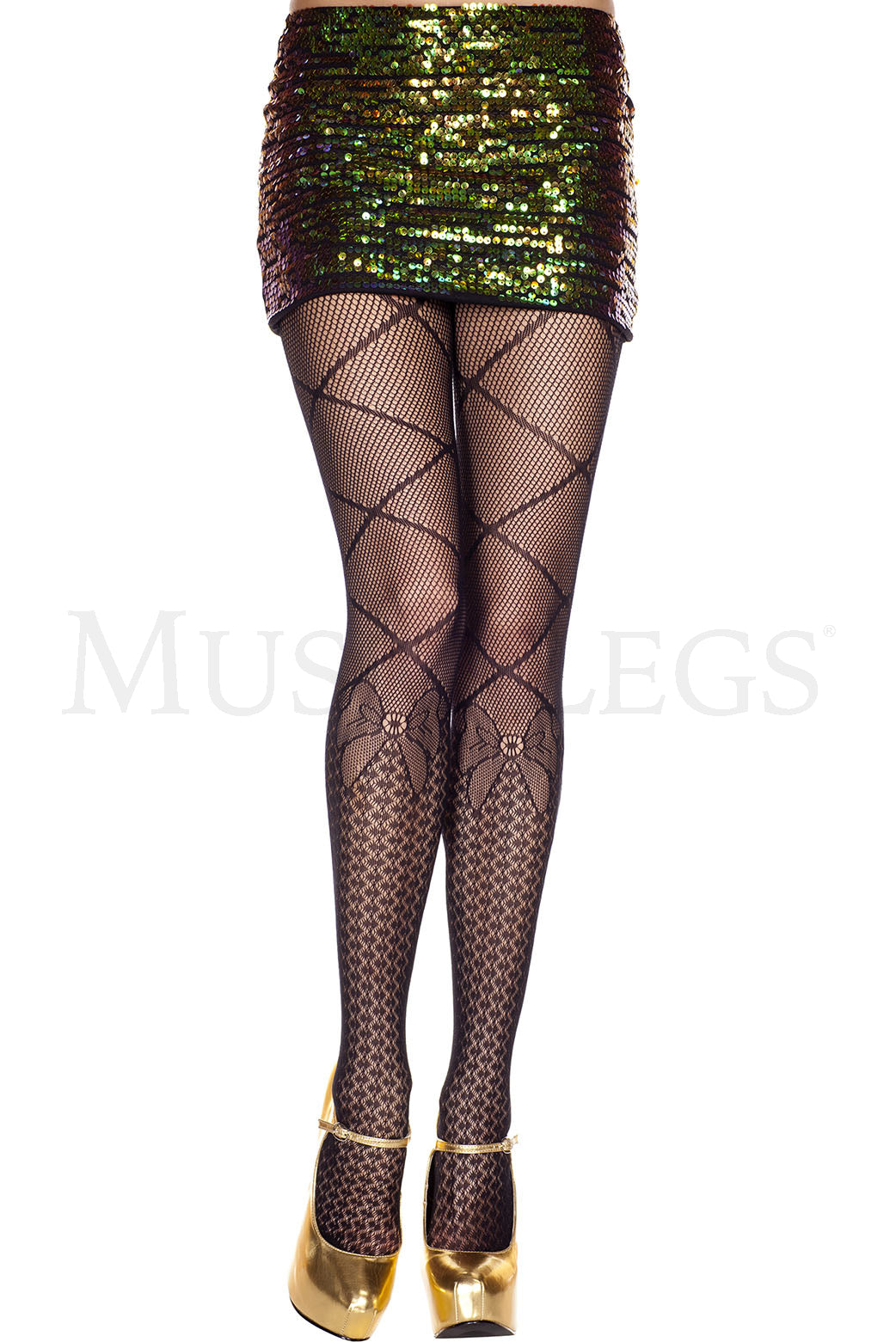 Micro net faux leg wrap and di