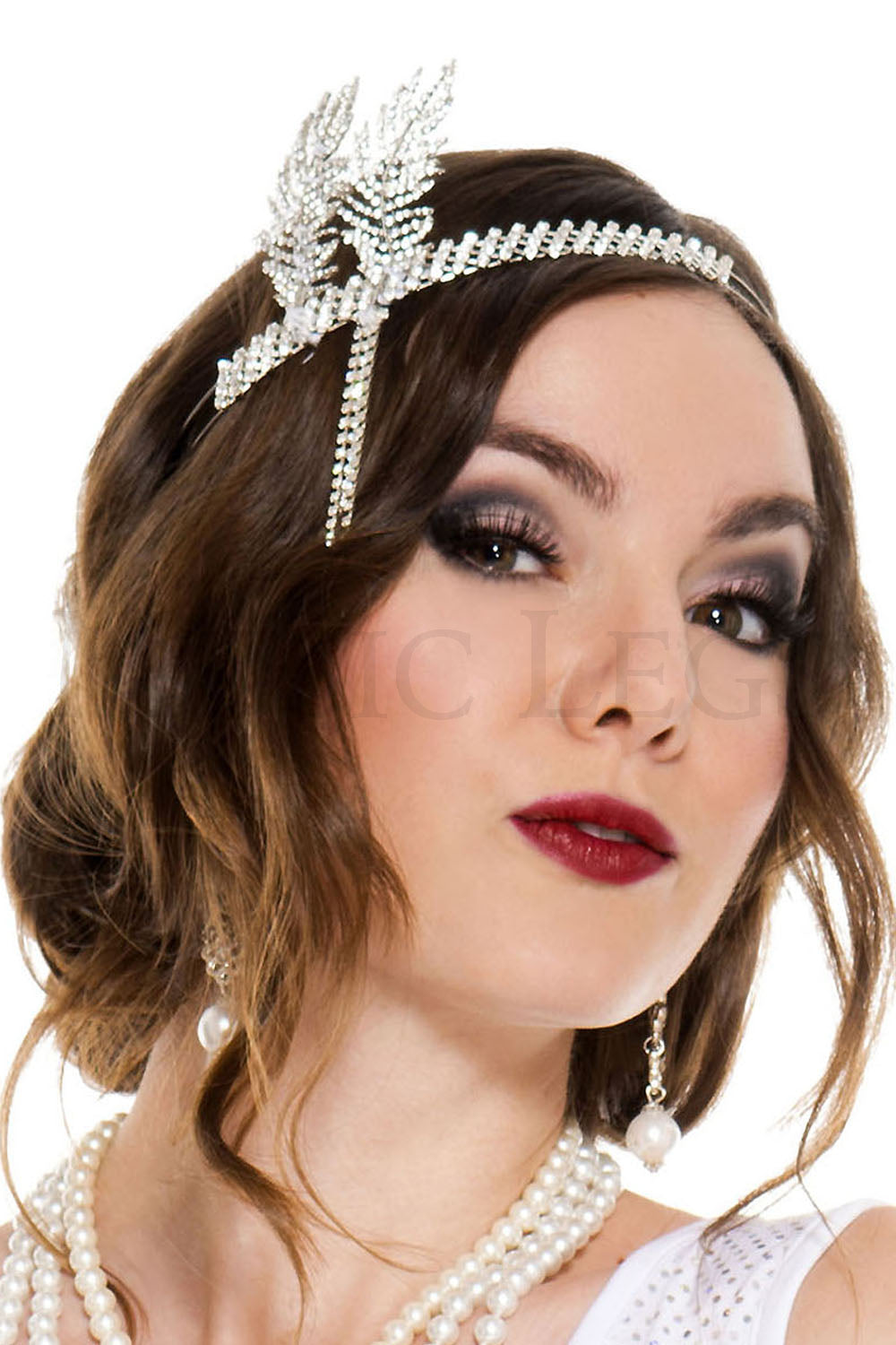 Silver Flapper Headpiece