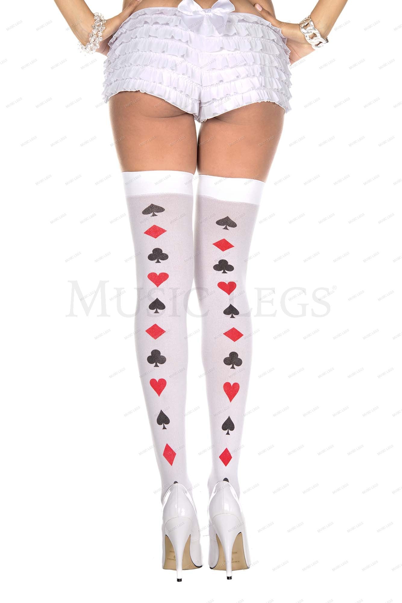 Poker cards backseam pattern t
