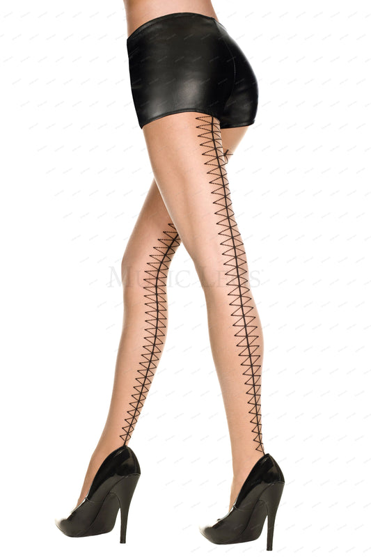 Faux corset lace up back cuban