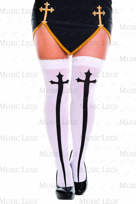 Plus Size Gothic cross thigh h