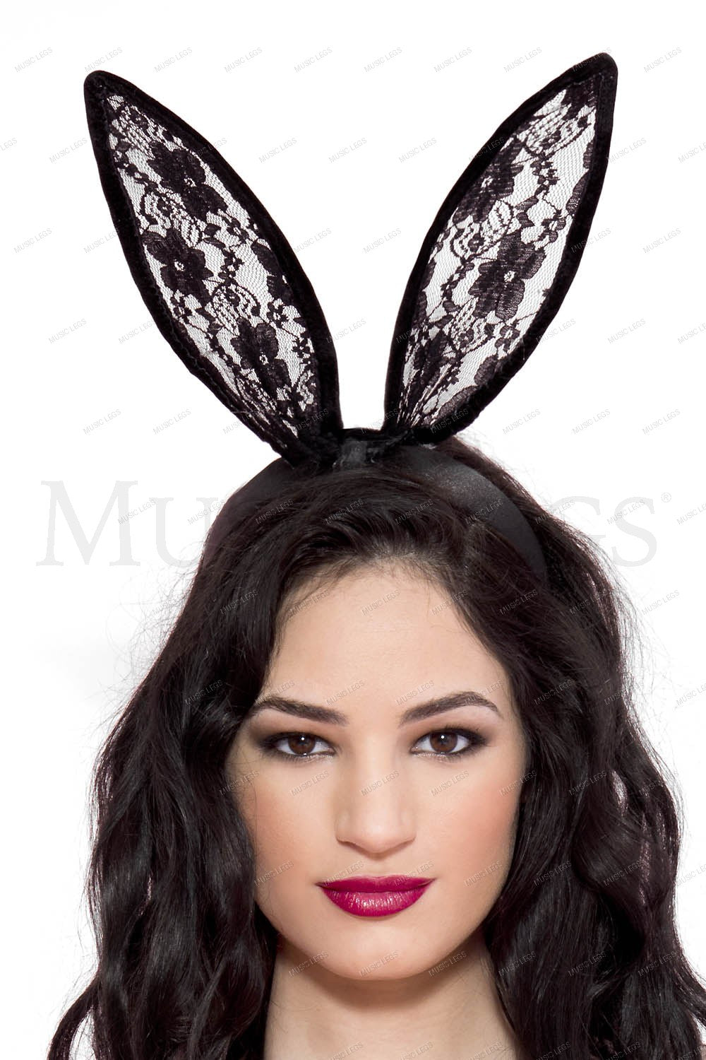 Lace rabbit headband
